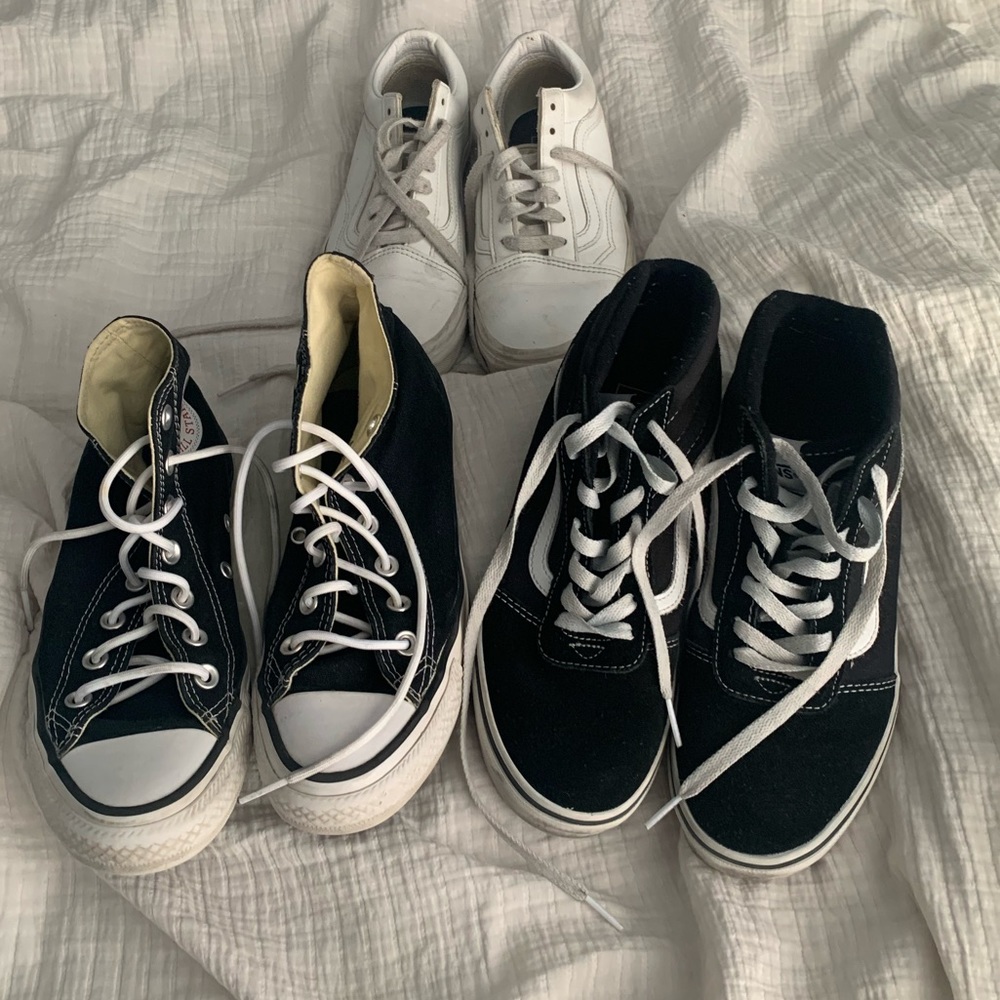 BUNDLE❣️vans & converse shoes